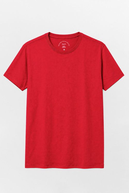 T-Shirt Básica Comfort Vermelha