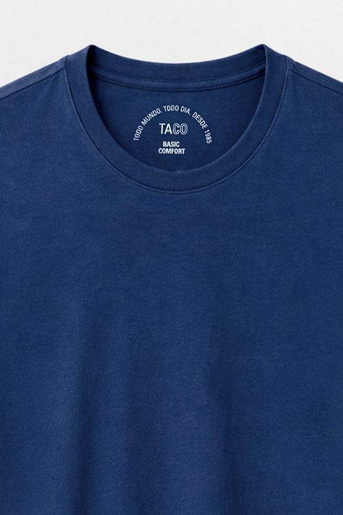 T-Shirt Básica Comfort Azul Marinho