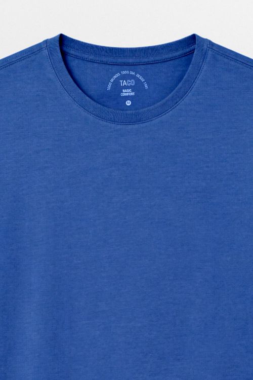 T-Shirt Básica Comfort Azul Royal