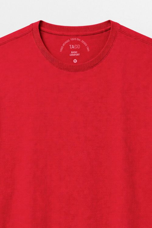 T-Shirt Básica Comfort Vermelha