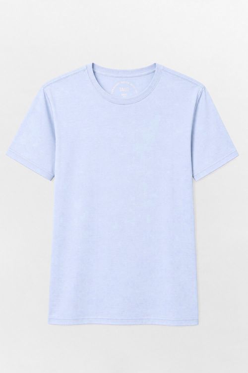 T-Shirt Básica Fit Azul Clara