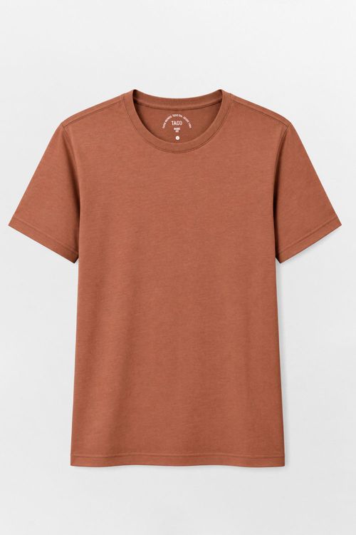 T-Shirt Básica Fit Marrom