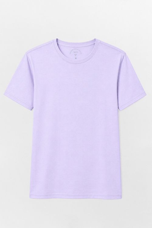 T-Shirt Básica Fit Lilás