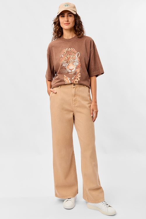 Calça Color Chino Khaki