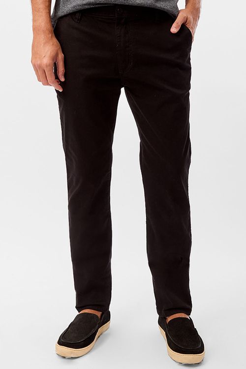 Calça Chino Flex Preta