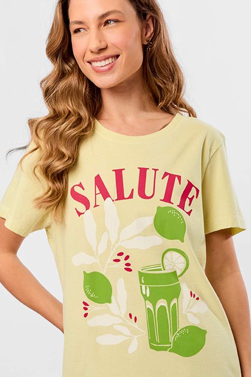 Blusa Estampada Salute Verde