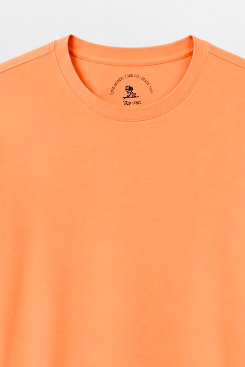 T-Shirt Infantil Básica Laranja