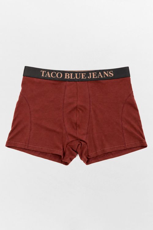 Kit Boxer Taco Blue Jeans Marrom/ Nude