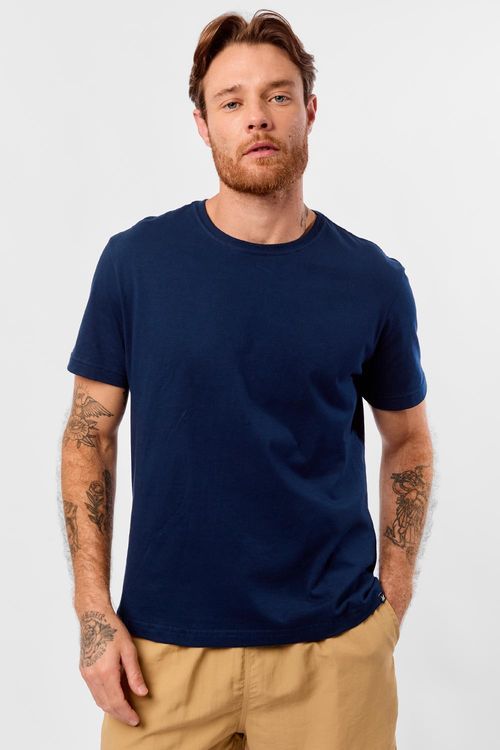 T-Shirt Especial Modal Tech Azul Marinho