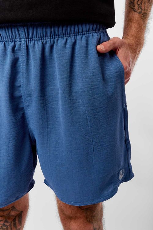 Short Liso Azul Jeans