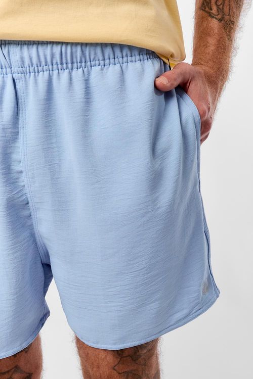 Short Liso Azul Claro