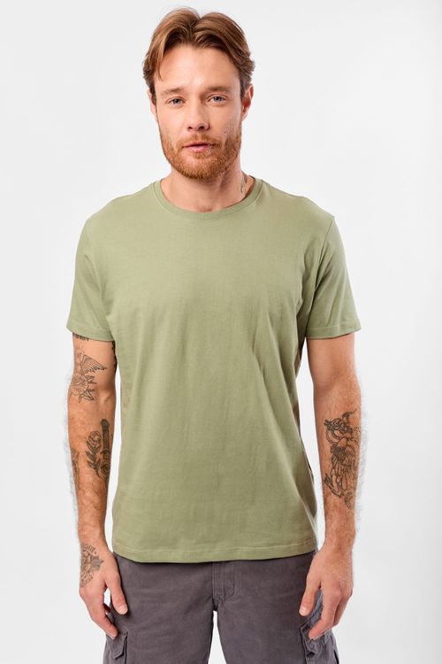 T-Shirt Básica Comfort Verde Militar