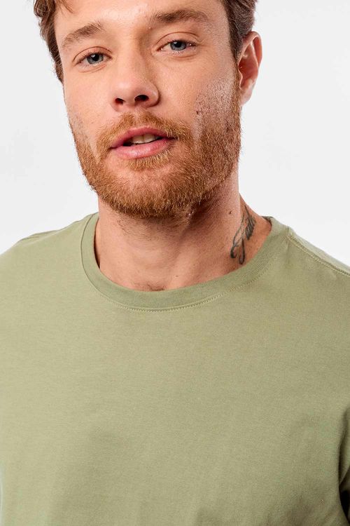 T-Shirt Básica Comfort Verde Militar