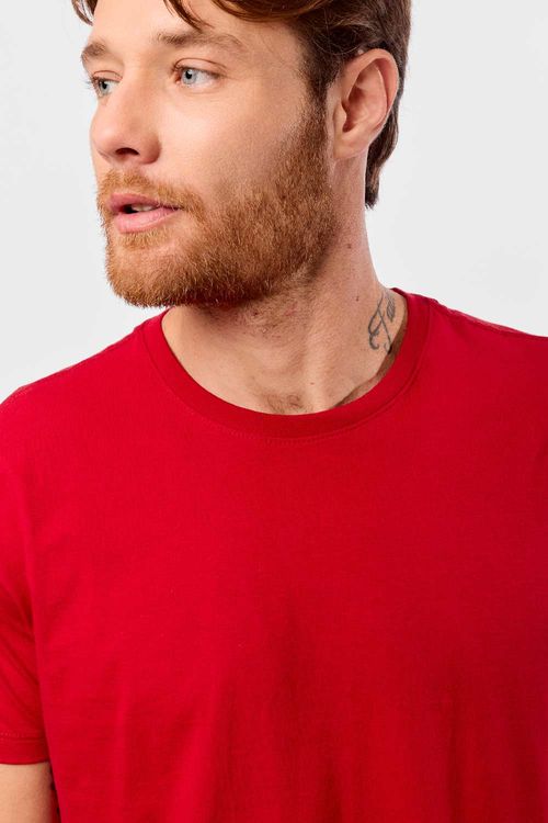 T-Shirt Básica Comfort Vermelha