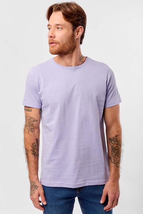 T-Shirt Básica Fit Lilás