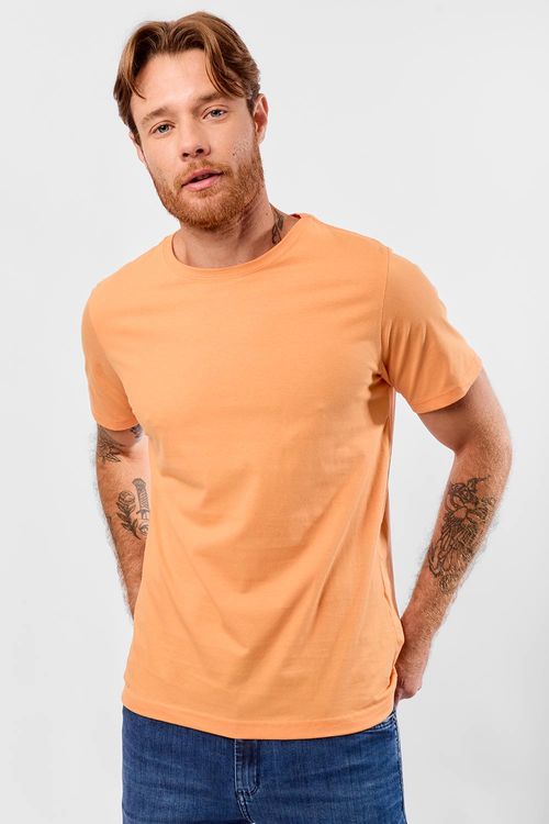 T-Shirt Básica Fit Laranja