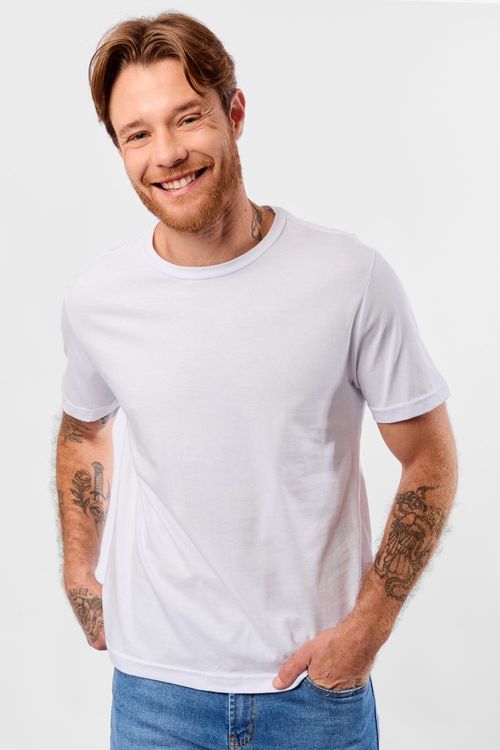 T-Shirt Básica Comfort Branca
