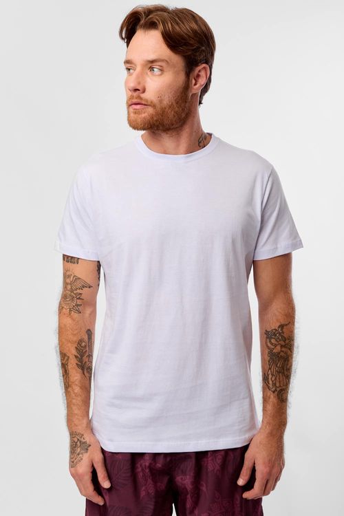 T-Shirt Básica Fit Branca