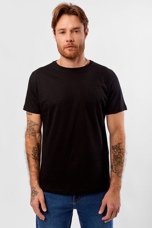 T-Shirt Básica Fit Preta