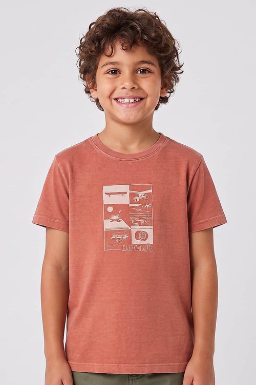 T-Shirt Infantil Everday Laranja