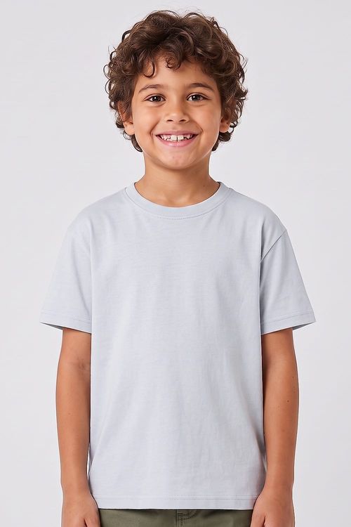 T-Shirt Infantil Básica Branca