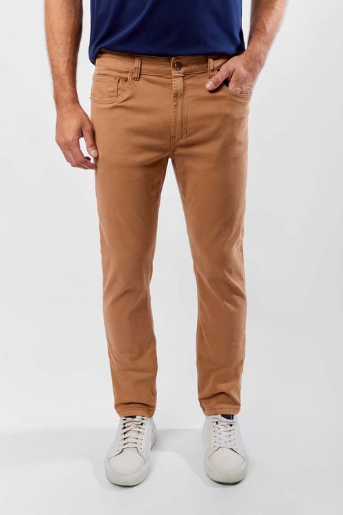 Calça Color Slim Khaki