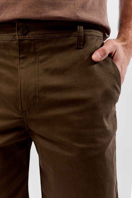 Bermuda Chino Flex Verde Musgo