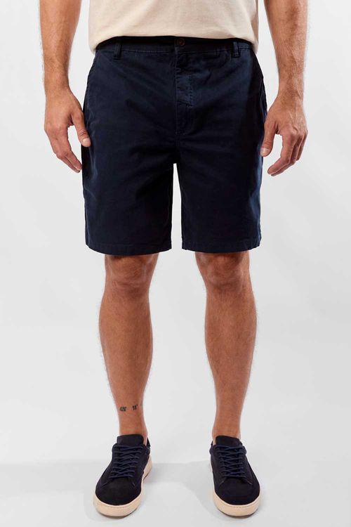 Bermuda Chino Flex Azul Marinho