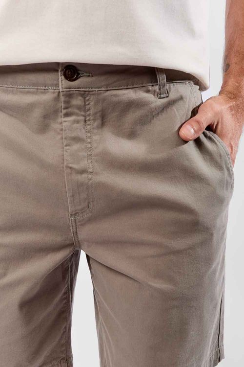 Bermuda Chino Flex Grafite
