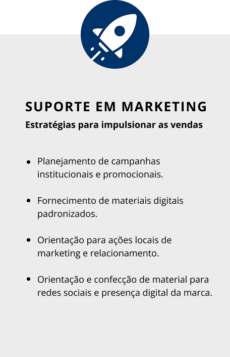 suporte em marketing